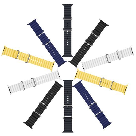 Dux Ducis Strap remienok, Apple Watch 8 / 7 / 6 / 5 / 4 / 3 / 2 / SE (41 / 40 / 38 mm), sivý