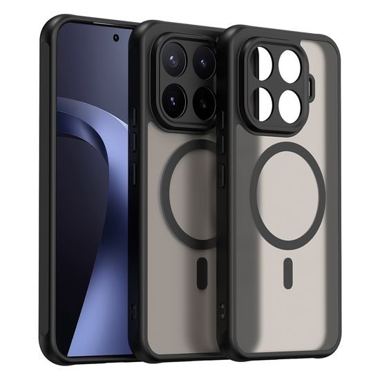 Techsuit HaloFrost II MagSafe ümbris Xiaomi 17T Pro – must