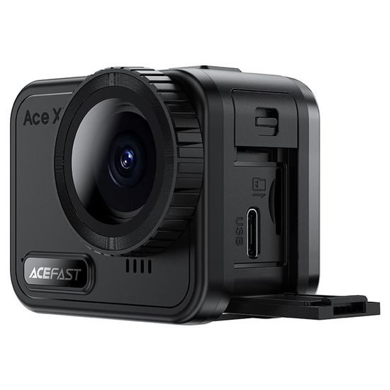 Acefast Actiecamera (X1) - 4K, 20 MP, IPX8 Waterdicht - Zwart