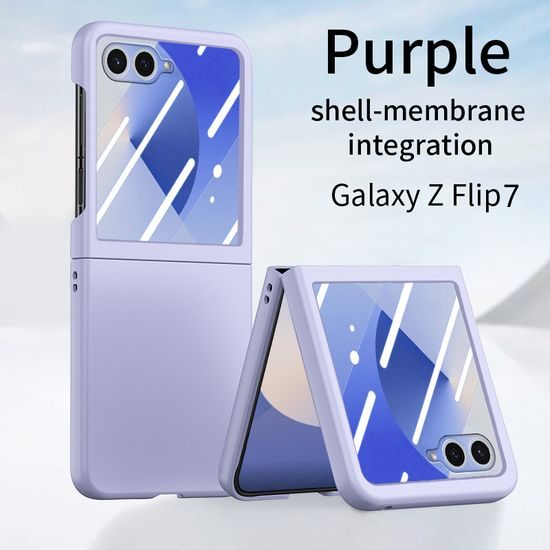 Etui Skin Feeling, Samsung Galaxy Z Flip 8, fioletowe