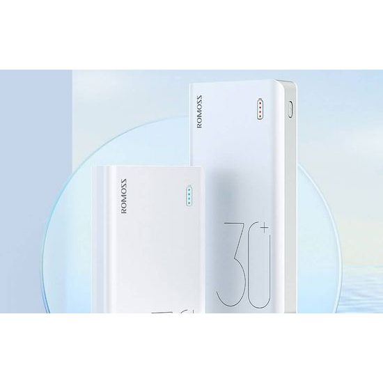 Romoss Sense 8+ Powerbank 30000mAh, fehér