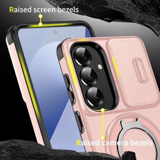 Θήκη Camslide Stand, Samsung Galaxy S26 Plus, ροζ