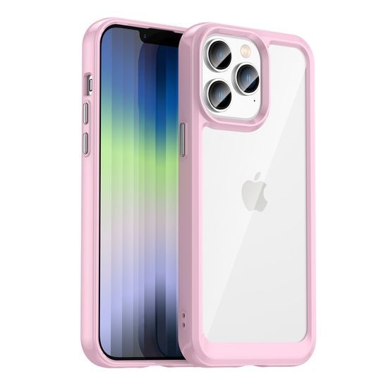 Husă Outer Space Case, iPhone 14 Pro, roz