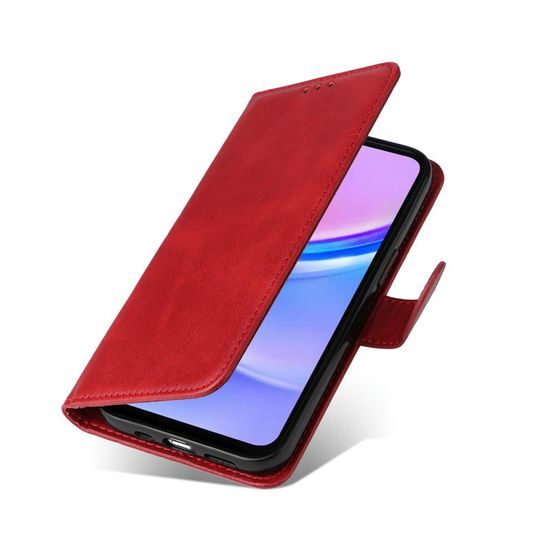Samsung Galaxy A18 klappümbris magnetiga – punane