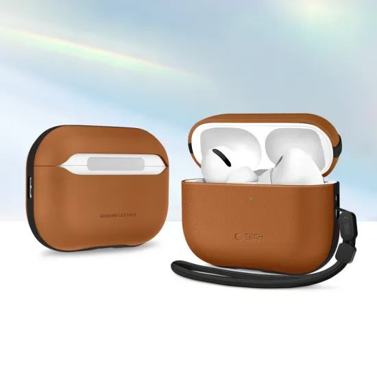 Tech-Protect NaturalFit, Apple AirPods Pro 3, καφέ