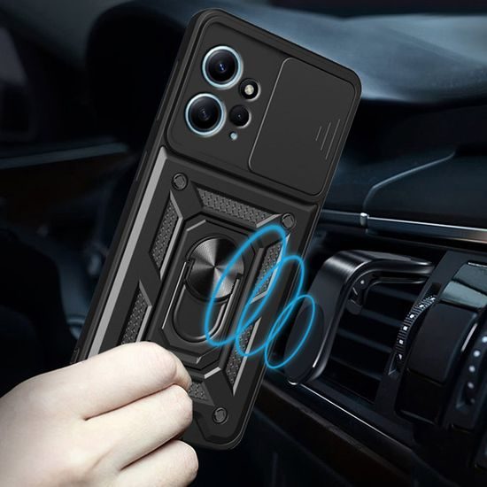 Techsuit CamShield, Xiaomi Redmi Note 12 4G, μαύρο