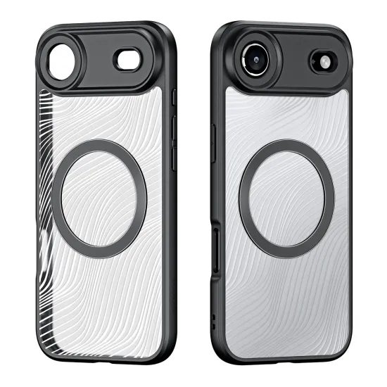 iPhone Air dėklas – Dux Ducis Aimo Mag MagSafe – juoda