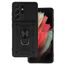 Slide Camera Armor Case obal, Samsung Galaxy S21 Ultra, čierny