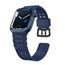 Curea Strap Triple pentru ceasuri Apple Watch SE / 8 / 7 / 6 / 5 / 4 / 3 / 2 / 1 (41/40/38mm), albastru