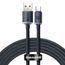 Baseus Crystal Shine Series kabel s podporou rychlého nabíjení, USB - USB-C, 100W, 1,2 m, černý (CAJY000401)