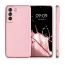 Samsung Galaxy A55 5G Hoesje - Metallic TPU Case - met Camera Cover - Roze