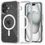 Tech-Protect Flexair Hybrid mit MagSafe, iPhone 16, glitter clear