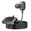 Joyroom Schnellladegerät fürs Auto mit Verlängerungskabel, 45W, 5x USB-A, schwarz (JR-CL03 Pro)