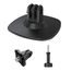 Supporto Flessibile per Casco – Base Adesiva Curva per Action Cam (6,5 × 6,5 cm)