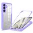 JP Defense Colorful Schutzhülle für Samsung Galaxy A57 5G - Extrem Robustes Case mit Hybridglas - Violett