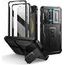 Dexnor 360 Kickstand Camprotector Hülle für Samsung Galaxy S24 Plus, schwarz