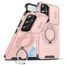 Camslide Stand Schutzhülle für Samsung Galaxy S25 FE / S26 FE - Handyhülle mit Kameraabdeckung und Ständer - Rosa