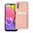 Card Case tok, Samsung Galaxy A03s, rózsaszín