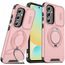 Samsung Galaxy S24 FE Hoesje - Camslide Stand - met Camera Cover & Standaard - Roze