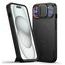 Suritch MagSafe Kickstand Camprotector obal iPhone 15, čierny