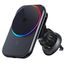 MagSafe Qi2 Kühl-Halterung mit drahtloser Ladung für Lüftungsgitter, RGB-Beleuchtung, 15W, eckig, schwarz