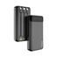 Dudao K6Pro+ Powerbank με 3 ενσωματωμένα καλώδια, 20000mAh, USB-C + Micro USB + Lightning, μαύρο
