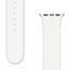 Szilikon szíj APS Apple Watch 2 / 3 / 4 / 5 / 6 / 7 / 8 / SE (42, 44, 45 mm), fehér