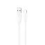 Dudao L2sT kábel USB-A - USB-C, 5A, 2 m, biely