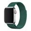 Curea Magnetic Strap pentru Apple Watch 6 / 5 / 4 / 3 / 2 / SE (44mm / 42mm), verde închis