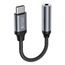 Tech-Protect UltraBoost adapter USB-C - 3,5 mm-es csatlakozó, fekete