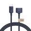 Tech-Protect MMC01 UltraBoost Magnetický kábel USB-C - MagSafe 3 pre MacBook, 140 W, 2 m, modrý