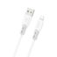 Dudao L25SL laidas USB-A – Lightning, 30W, 1 m – baltas
