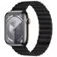 JP Silikonska magnetska narukvica, Apple Watch 4 / 5 / 6 / 7 / 8 / 9 / 10 / 11 / SE 1 / 2 / 3 / Ultra 1 / 2 / 3 (44 / 45 / 46 / 49 mm), crna