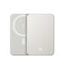 UltraThin MagSafe Powerbank für iPhone - 10000 mAh mit PD20W Schnellladung + 15W Wireless Charging - Silber