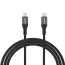 Dudao L3CL kábel USB-C - Lightning, 30W, 2 m, čierny