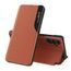 Eco Leather View Case, Samsung Galaxy S25 Plus, orange