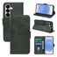 Magnet Schutzhülle für Samsung Galaxy S26 Plus - Leder Case mit Magnetverschluss - Schwarz