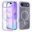 JP MagFit Clear MagSafe Case für iPhone Air mit N52 Magnet - Lila