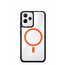 Magsafe priehľadný obal, Xiaomi Redmi Note 13 Pro Plus 5G, oranžový