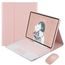Pouzdro s klávesnicí, myší a touchpadem pro Apple iPad Mini 6 2021, růžové