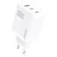 Dudao A29 nabíjačka 2x USB-C + USB-A, 65W GaN, biela