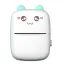 Mini Cat Thermischer Drucker - Mobiler Bluetooth Etikettendrucker - Blau