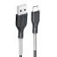 Forcell Carbon kábel, USB - USB-C 2.0, 2,4 A, CB-02A, čierny, 1 meter
