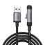 Joyroom S-A56 EnjoyX Series 90° kábel USB-A - USB-C, 3A, 1,2 m, čierny
