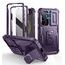 Dexnor 360 Kickstand Camprotector obal Samsung Galaxy S24, fialový