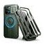 Dexnor MagSafe 360 Kickstand Camprotector obal iPhone 15 Pro Max, zelený