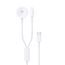 Dudao A12Max cablu 2în1 pentru iWatch + Lightning - USB-C, 20W PD, 1,2 m, alb