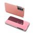 Clear view růžové pouzdro na telefon Samsung Galaxy S22