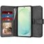 Techsuit Diary Book Hoesje - Samsung Galaxy S25 FE / S26 FE - met Kaarthouder & Magnetische Sluiting - Zwart