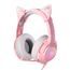 Onikuma K9 Gaming-Kopfhörer RGB, Rosa